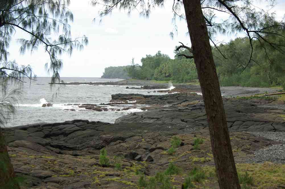 La côte en direction d’Endu Pahakol, le 18 août 2011