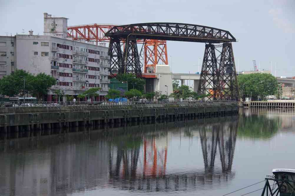 Le pont transbordeur de Buenos Aires, le 6 novembre 2012
