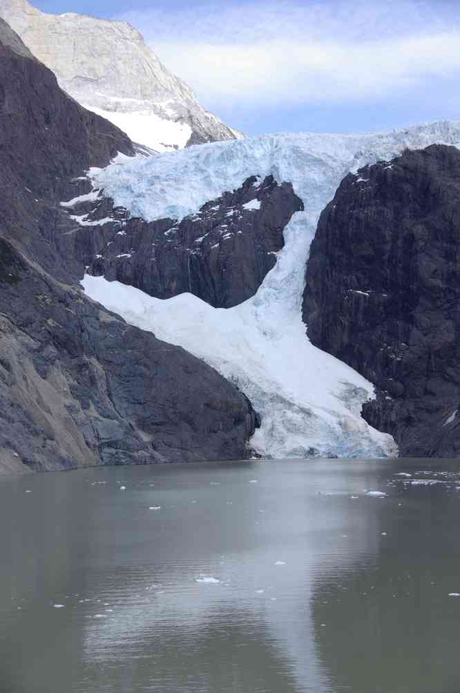 Le lac et le glacier Perros, le 16 novembre 2012