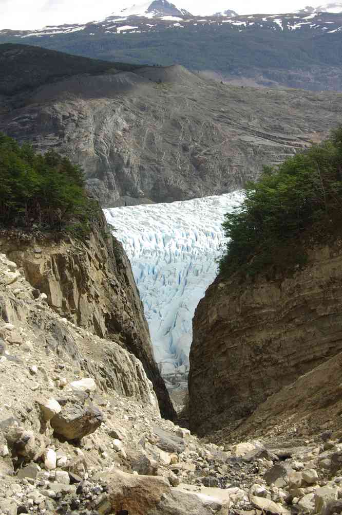 Au-dessus du glacier Grey, le 17 novembre 2012