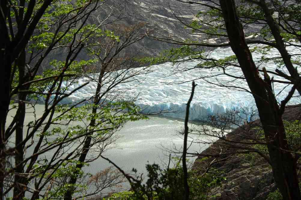 L’un des fronts du glacier Grey, le 17 novembre 2012