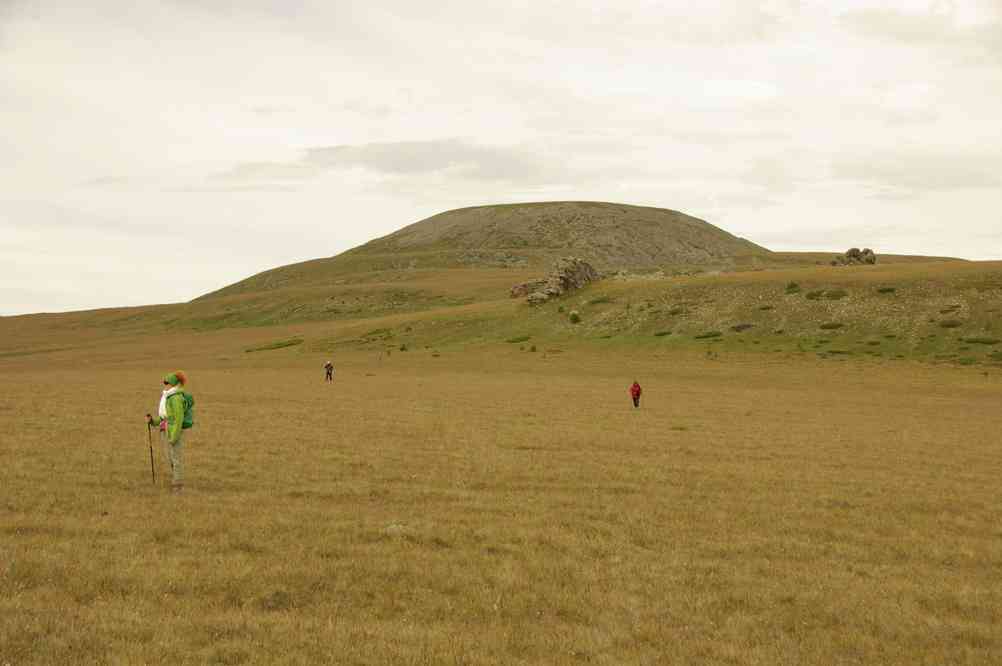 En quittant le mont Mandala (Uran Mandal uul (Уран мандал уул)), le 18 août 2013