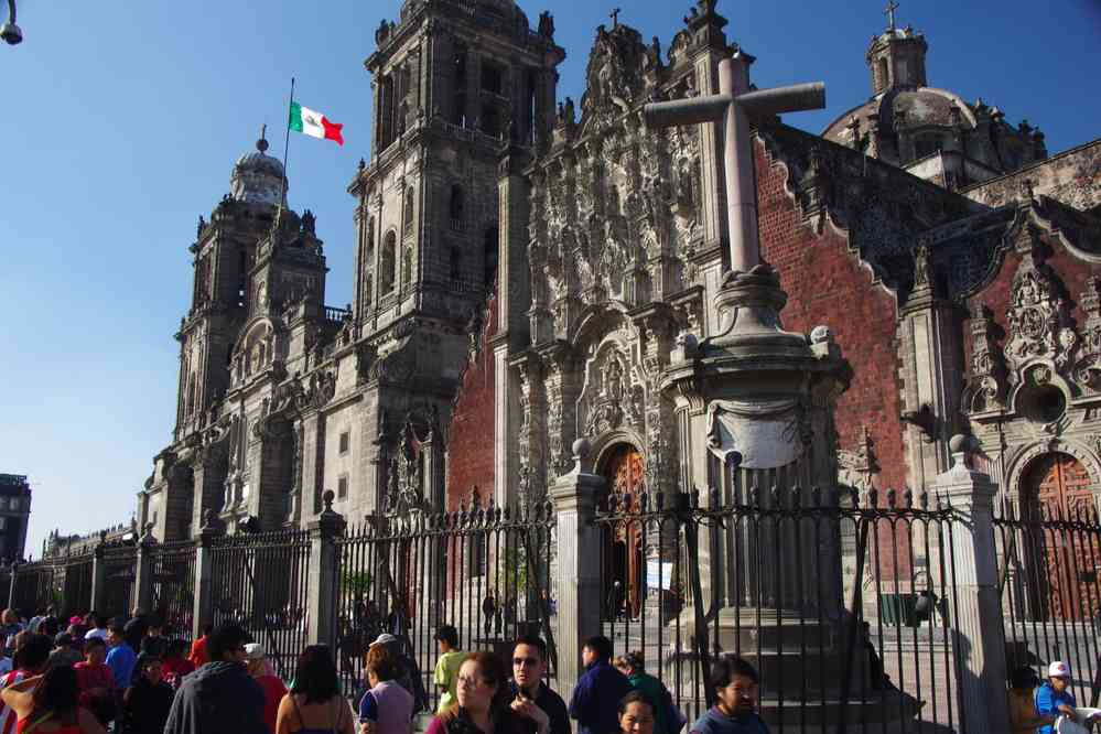 Cathédrale de Mexico, le 17 janvier 2016