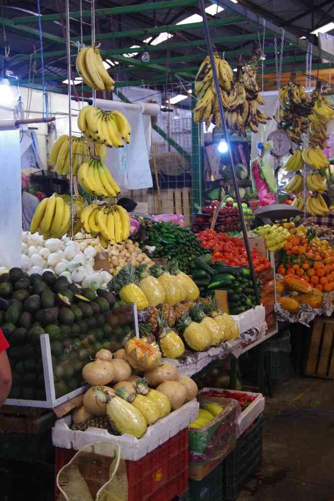 Le marché de Cholula, le 18 janvier 2016