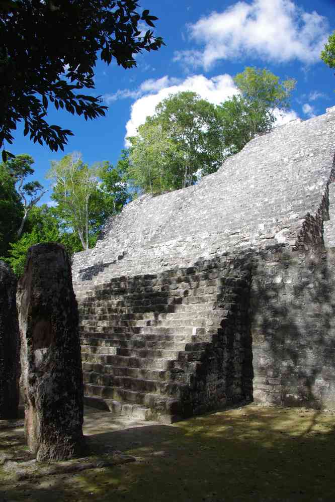 Calakmul (structure VII), le 24 janvier 2016