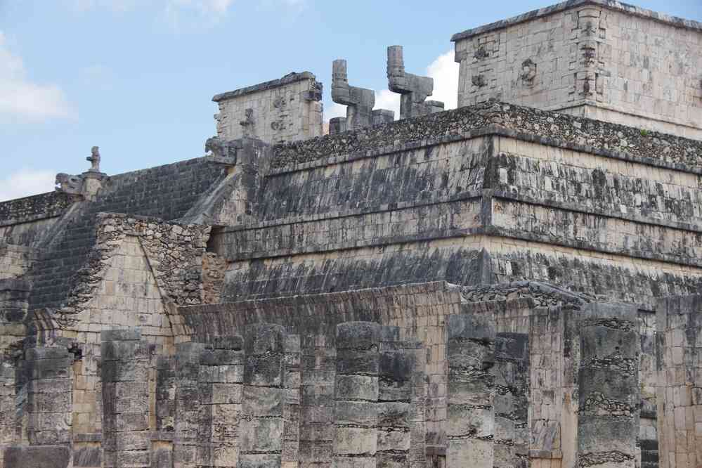 Chichén Itzá (temple des Guerriers), le 27 janvier 2016