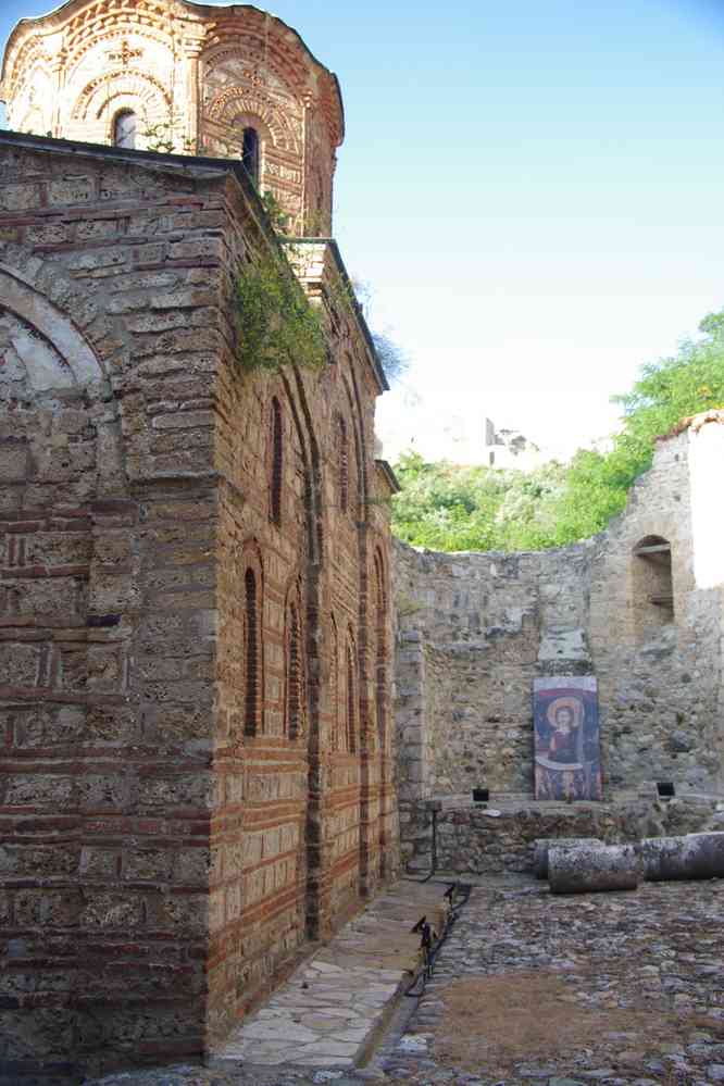Prizren (Призрен), ruines de l’église du Saint-Salut, le 14 juillet 2016