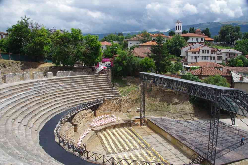 Le théâtre antique d’Ohrid (Охрид), le 16 juillet 2016