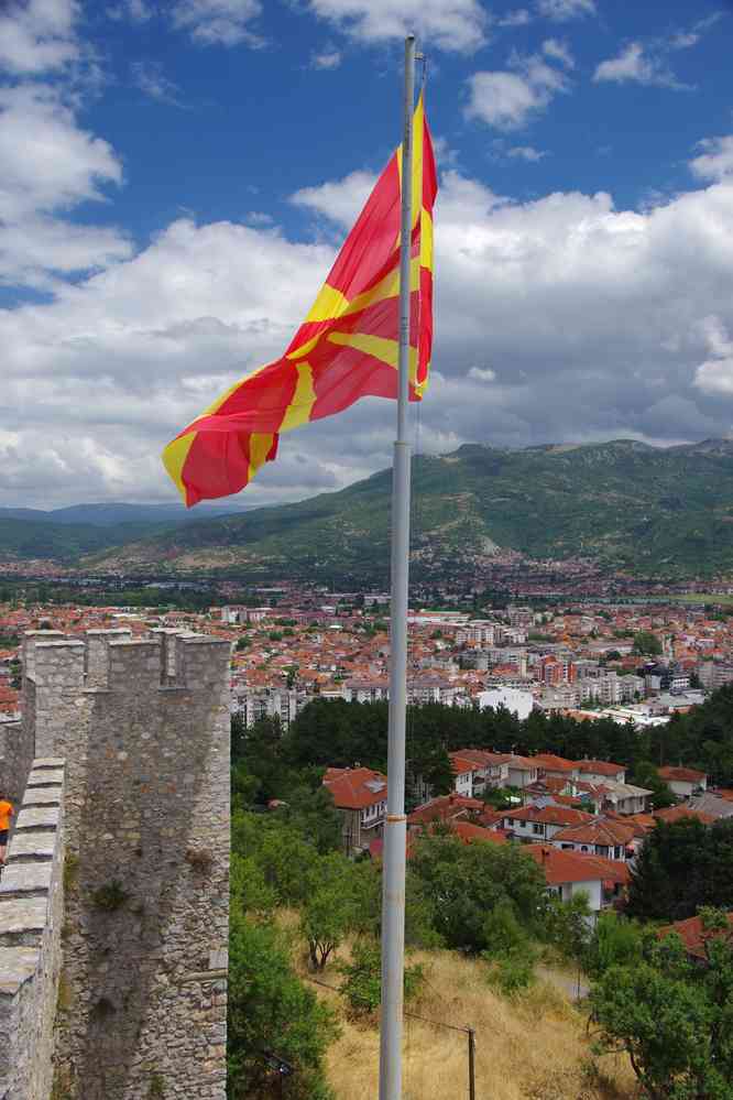 Ohrid (Охрид), forteresse du tsar Samuel, le 16 juillet 2016