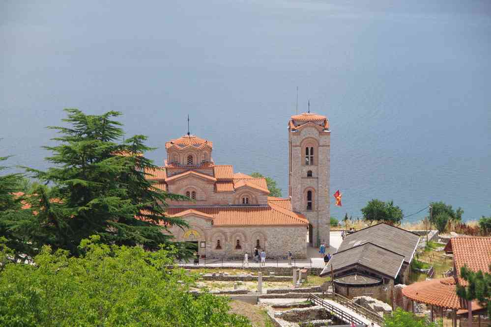 Ohrid (Охрид), église Saint-Jean de Kaneo, le 16 juillet 2016