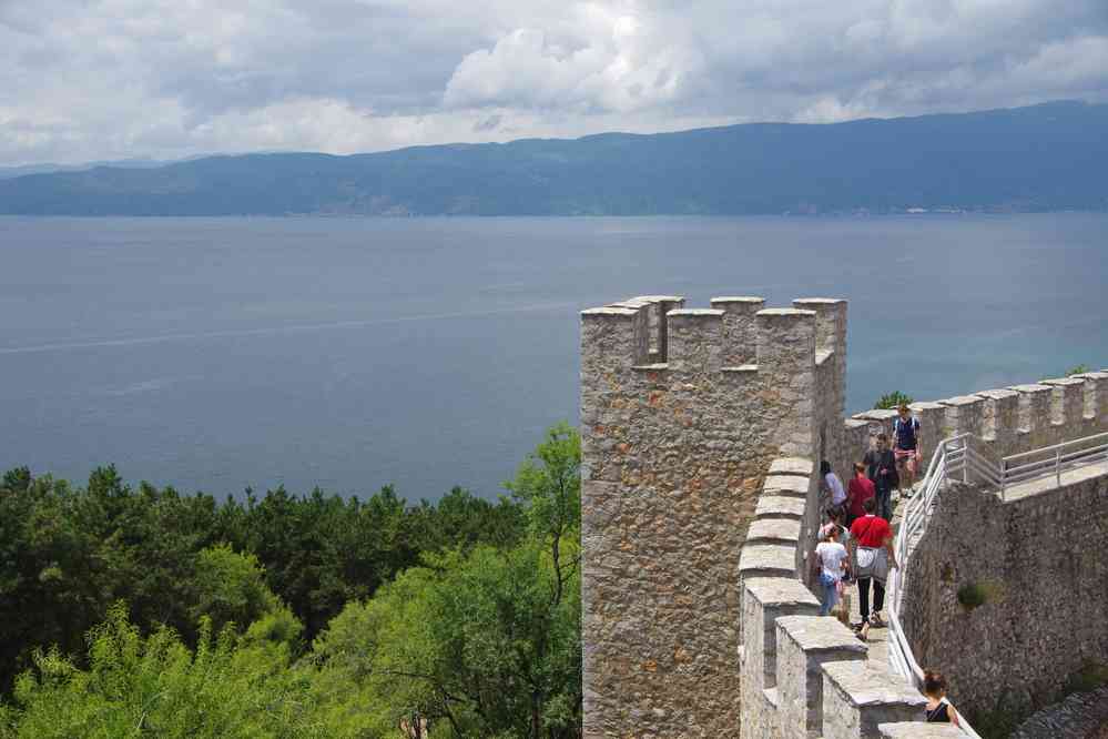 Ohrid (Охрид), forteresse du tsar Samuel, le 16 juillet 2016