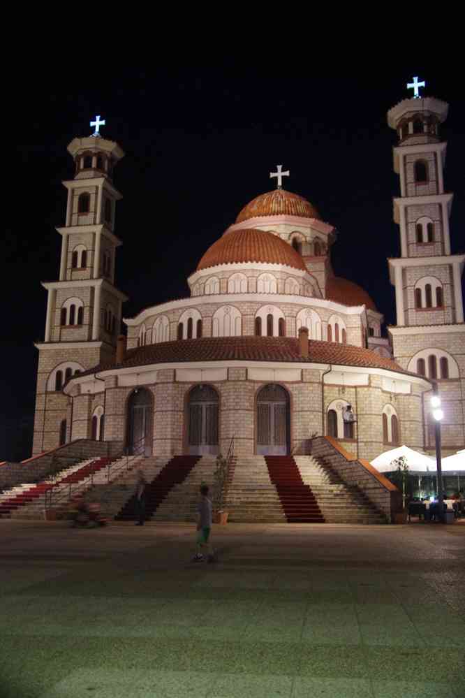 Korçë, cathédrale orthodoxe (Ringjallja e Krishtit) (17 juillet 2016)
