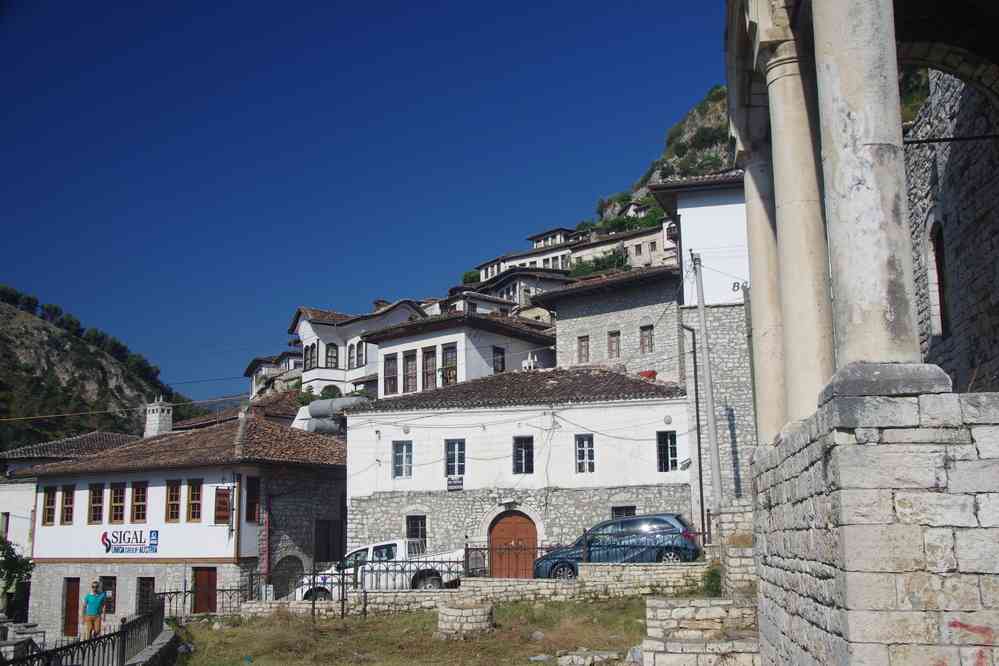 Berat : ruines d’une mosquée, le 23 juillet 2016