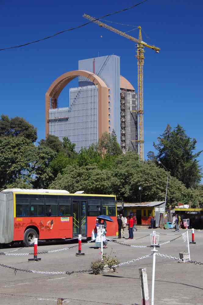 Au centre d’Addis-Abeba (አዲስ አበባ), le 8 janvier 2017