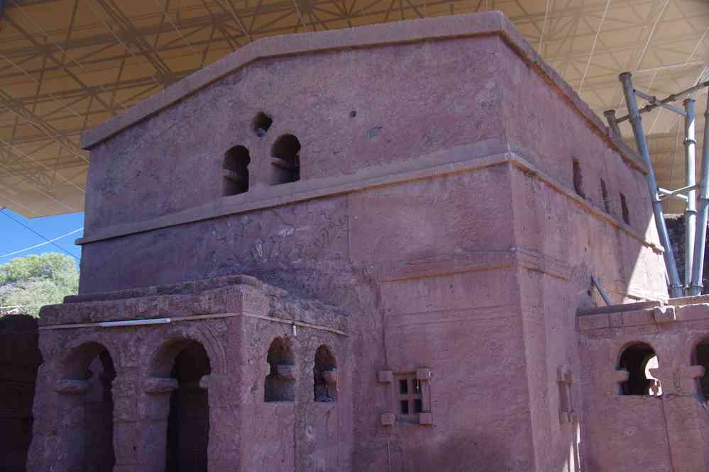 Lalibela (ላሊበላ), église de Bieta Maryam, le 9 janvier 2017