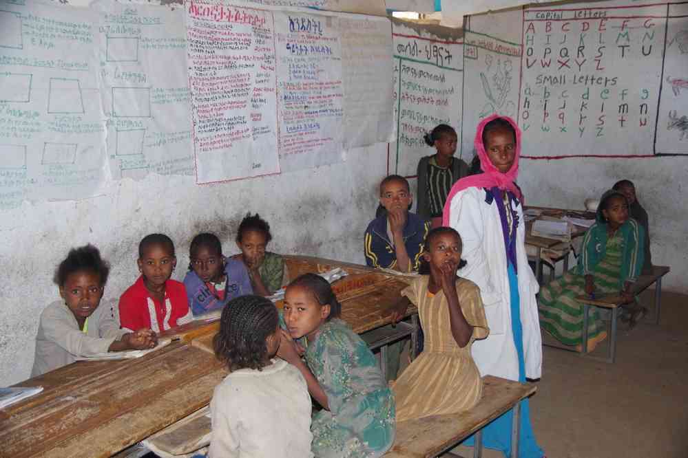 École près de Dughum, le 13 janvier 2017
