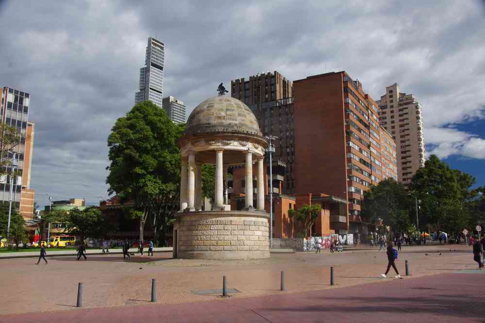 Centre de Bogotá, le 23 janvier 2018