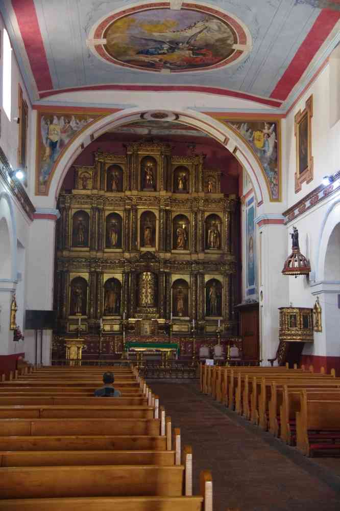 Bogotá, église ND-de-la-Chandeleur (iglesia de Nuestra Señora de la Candelaria), le 23 janvier 2018