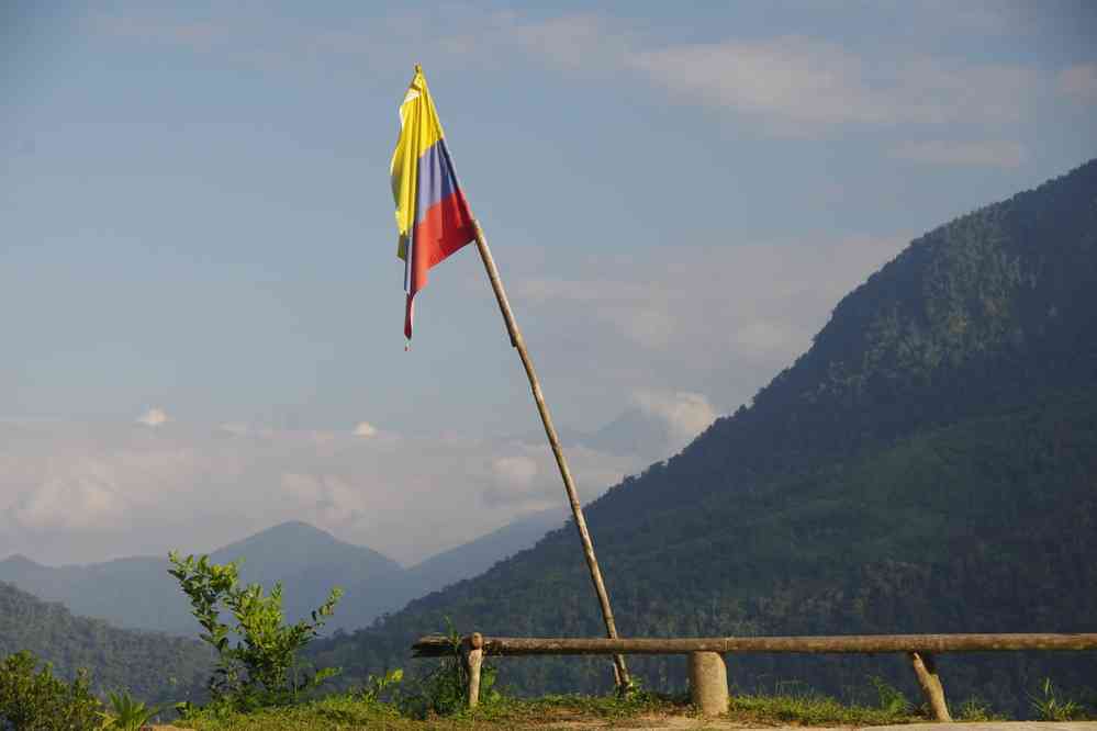 Le drapeau colombien, le 29 janvier 2018