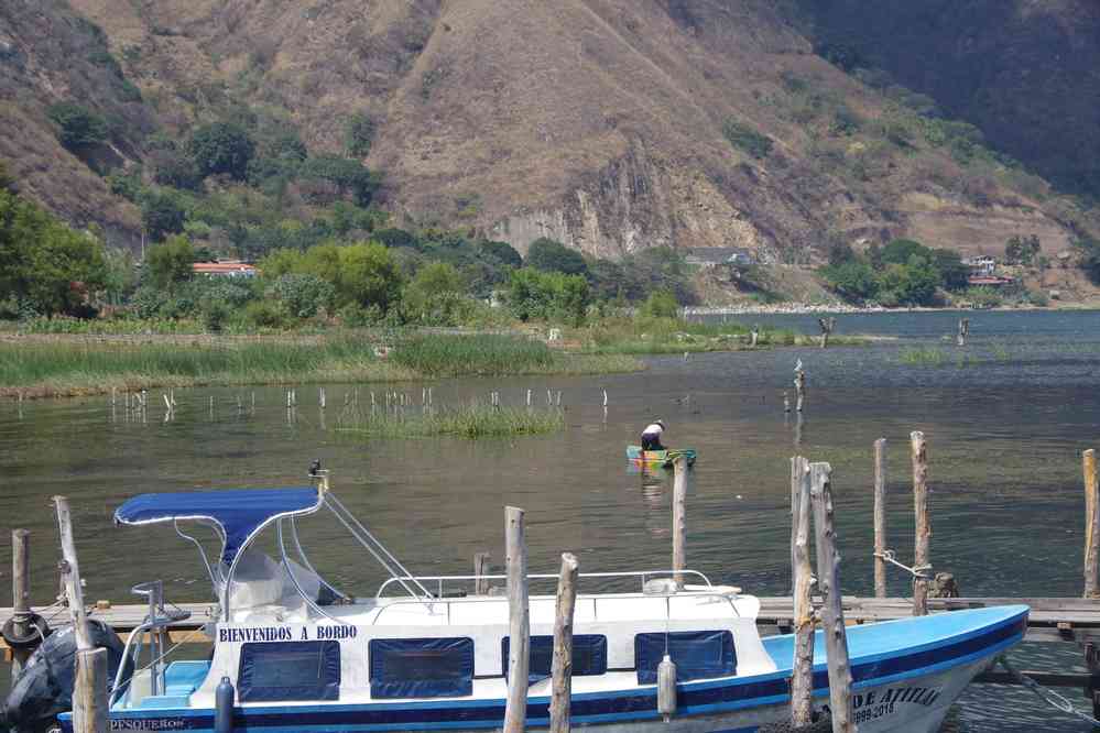 Navigation sur le lac Atitlán, le 12 février 2020
