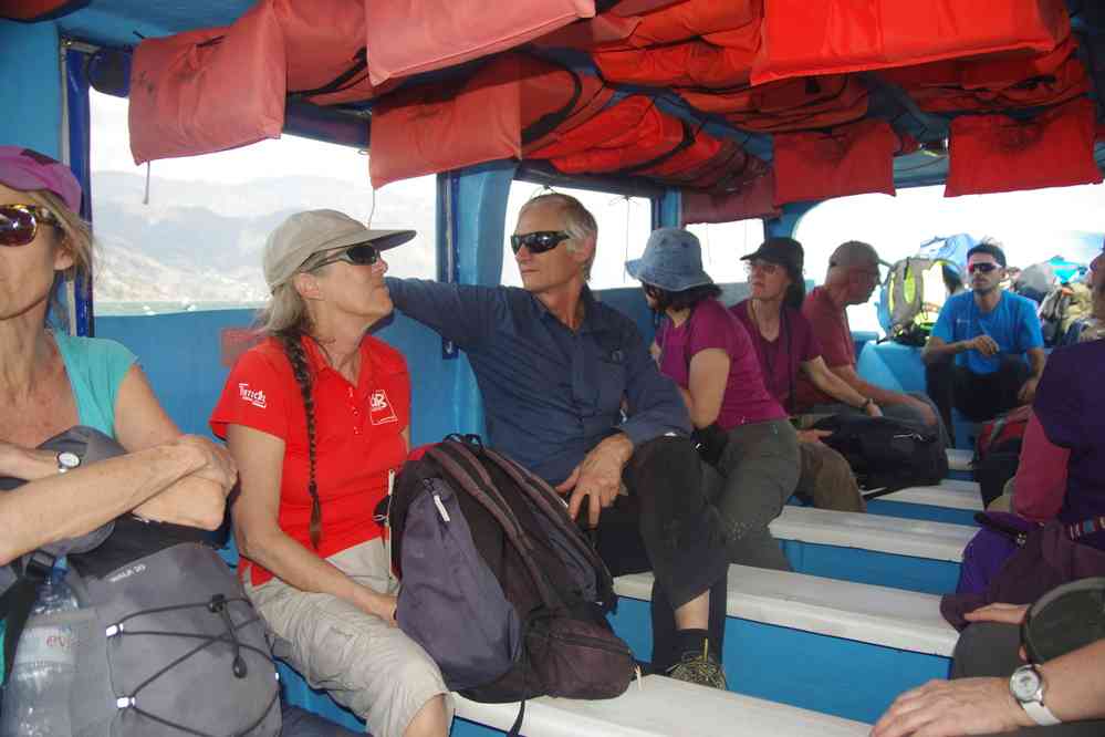 Lac Atitlán, à bord de la Lancha, le 13 février 2020