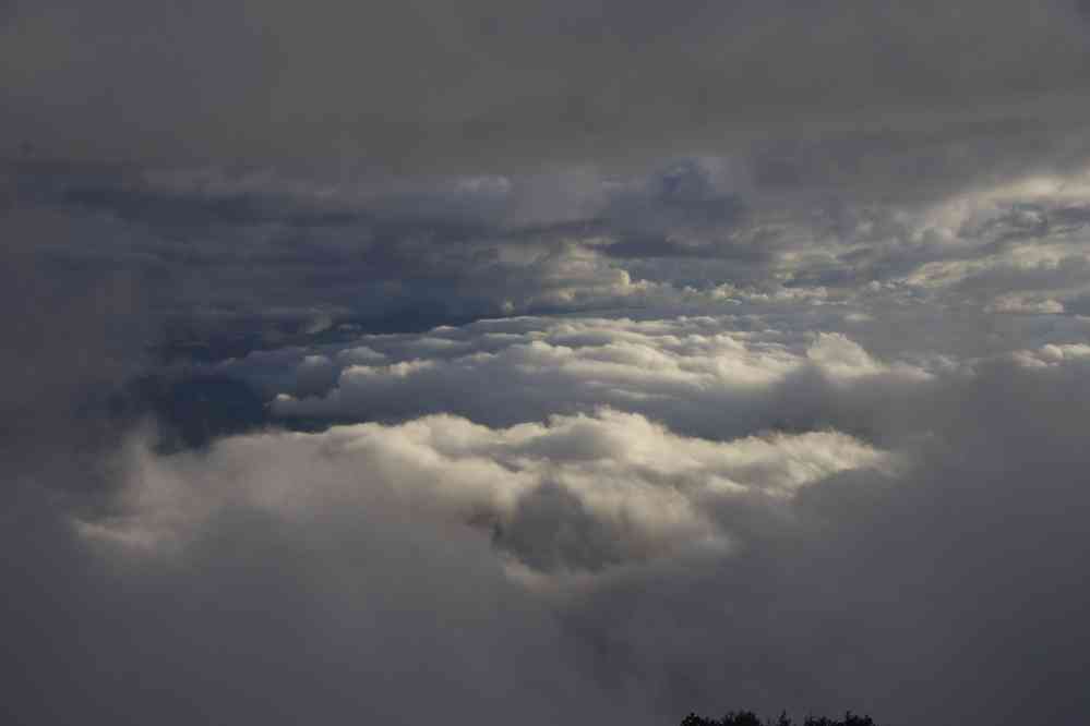 Ciel couvert au mirador de Juan Dieguez Olaverri, le 15 février 2020