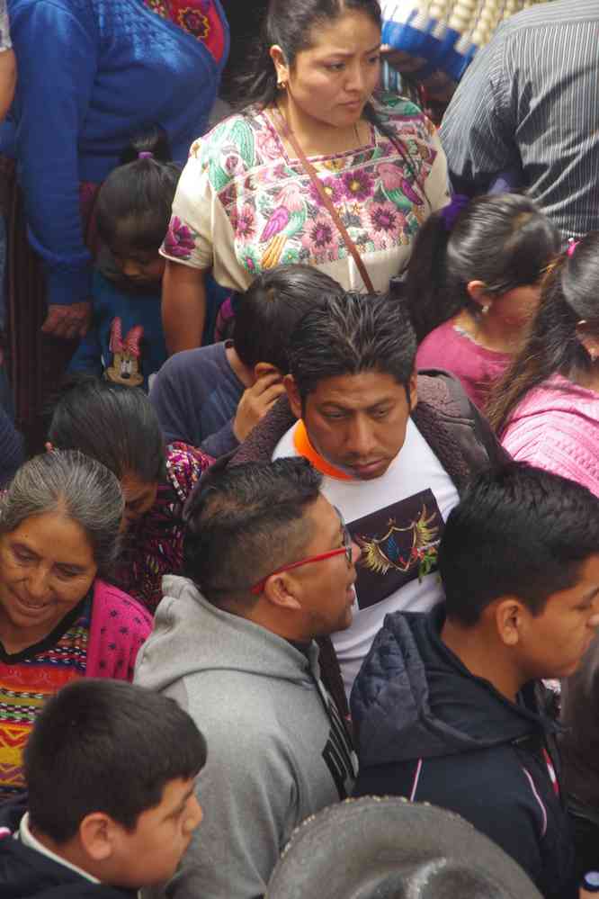 Marché de Chichicastenango, le 16 février 2020