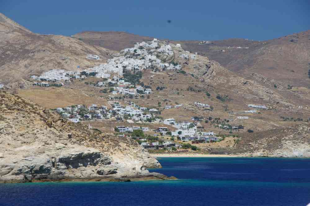 Escale à Sériphe (Ν. Σέριφος), en route pour Siphnos (Ν. Σίφνος), le 21 juin 2021