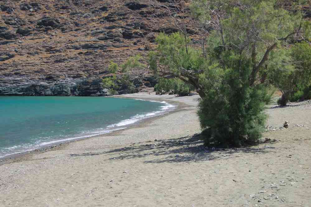 Sériphe (Ν. Σέριφος), plage de Sykamia (Π. Συκαμιά), le 30 juin 2021