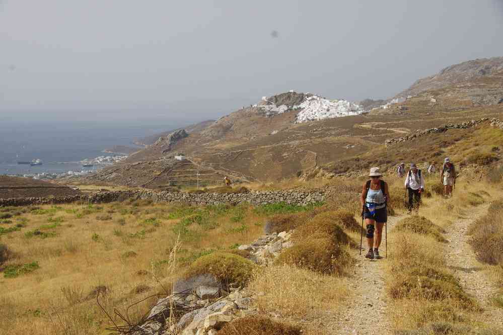 Sérifos (Ν. Σέριφος), randonnée à partir de Chora (Χώρα), le 1ᵉʳ juillet 2021