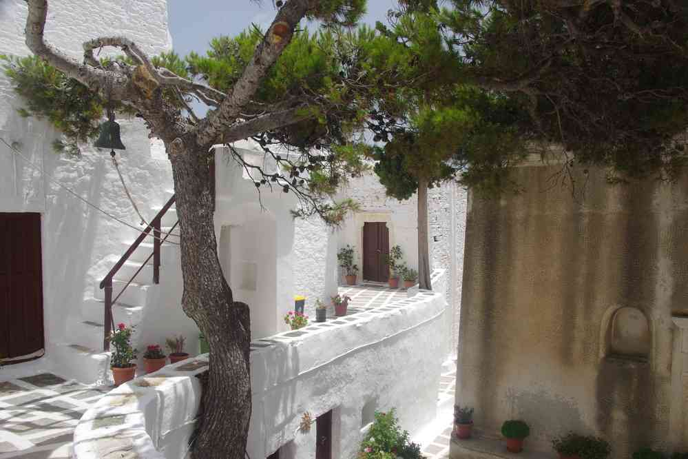 Sérifos (Ν. Σέριφος), monastère de Moni Taxiarchon (Μ. Ταξιαρχών), le 1ᵉʳ juillet 2021