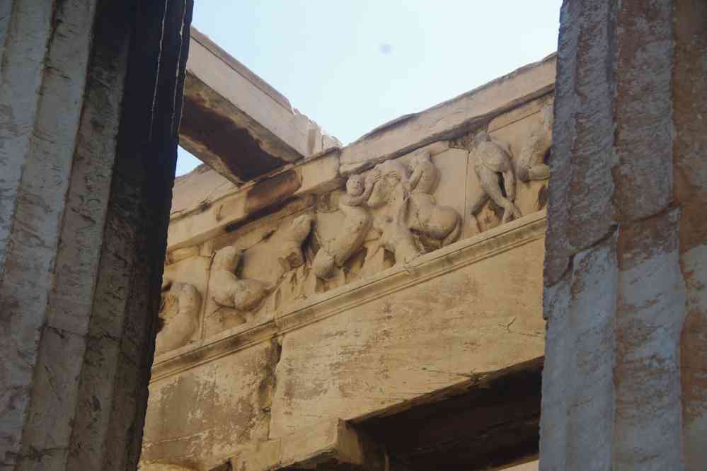 Temple d’Héphaïstos, agora antique d’Athènes (Αθήνα), le 3 juillet 2021