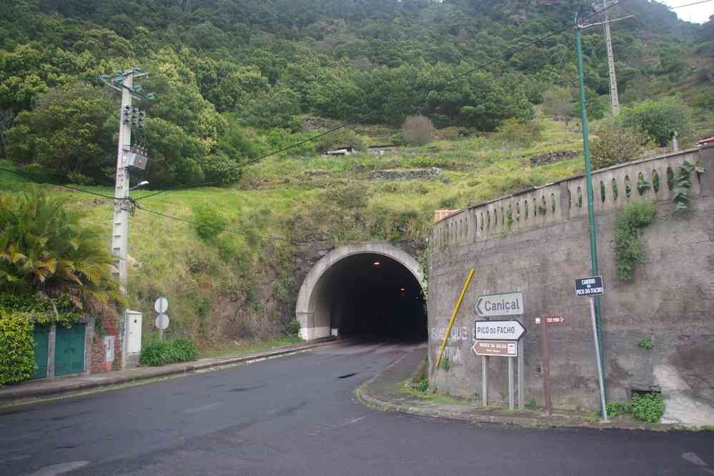 Début de randonnée au tunnel reliant Caniçal et Machico, le 3 mai 2022