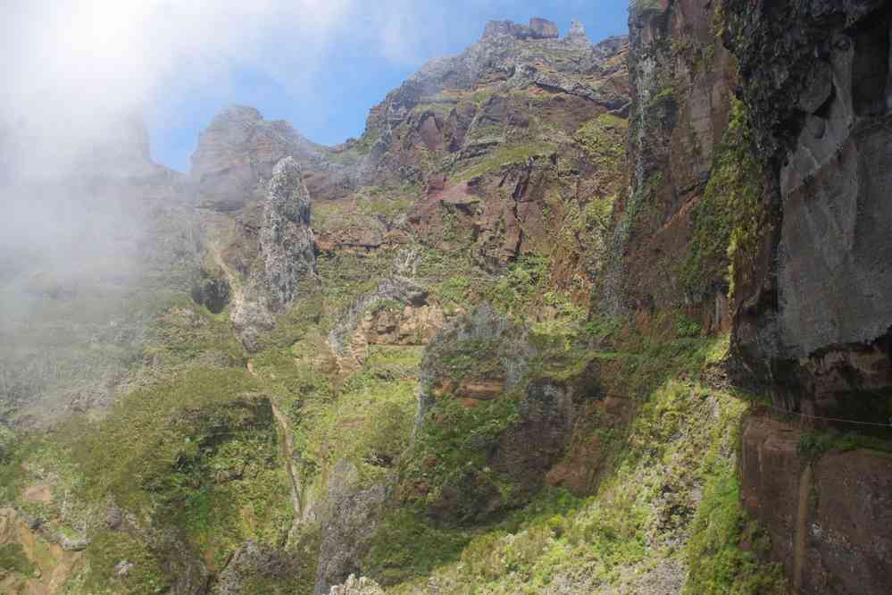 Du pico Ruivo au pico do Arieiro, le 5 mai 2022