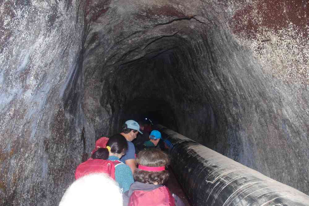 Tunnel de 700 m nous menant à Rabaçal, le 10 mai 2022