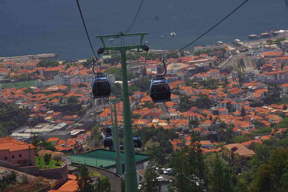 Funchal, descente en télécabine, le 13 mai 2022