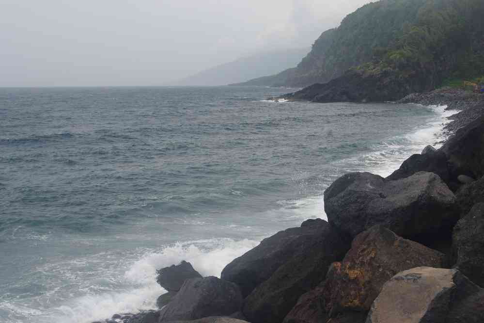 Île de Pico, fin de randonnée à la baie de Canas, le 29 juin 2023