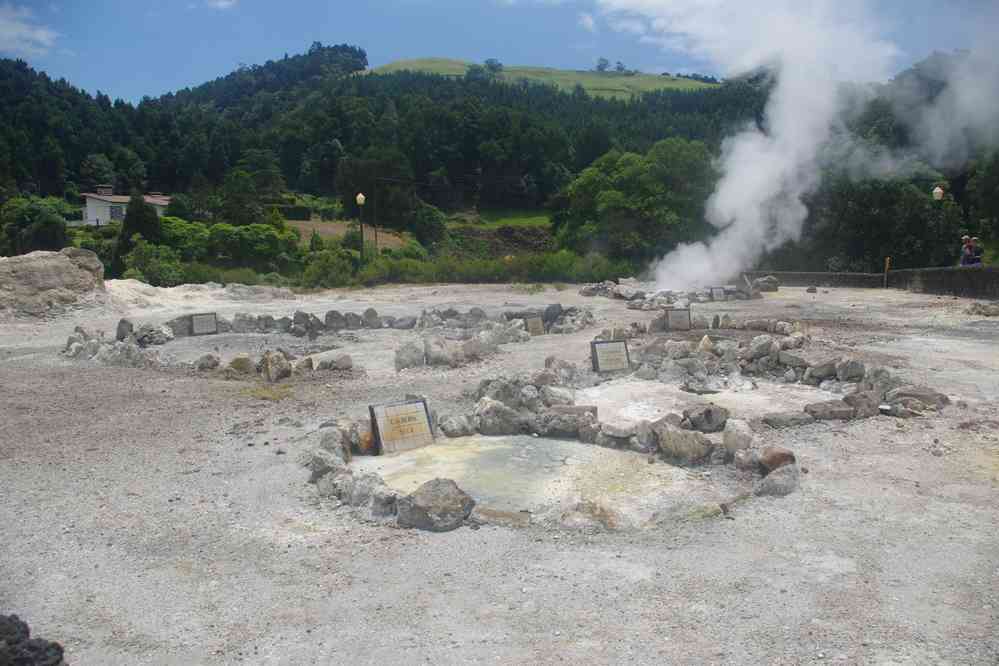 Furnas, solfatares, le 2 juillet 2023