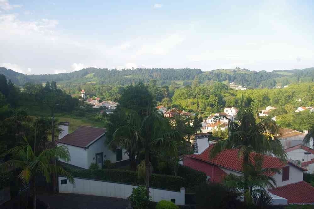 Furnas, vue depuis la residencial, le 4 juillet 2023