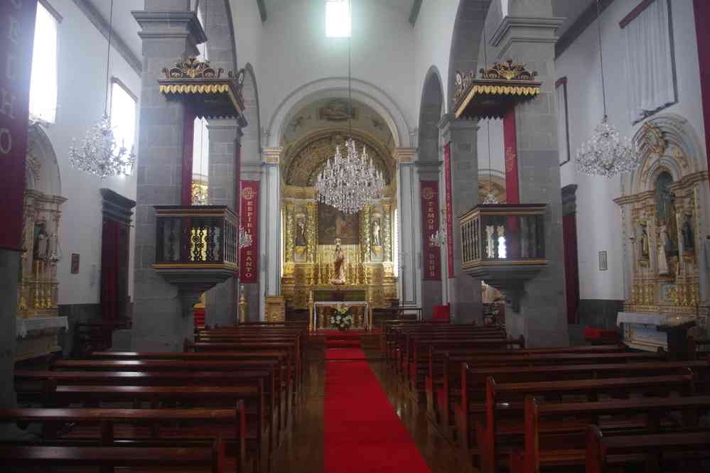 Intérieur de l’église de Maia, le 4 juillet 2023