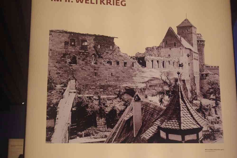 Nuremberg, état des remparts à la fin de la dernière guerre, le 4 août 2023