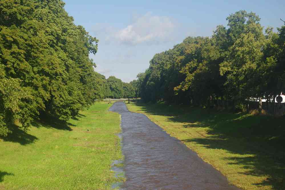 Bayreuth, la rivière Roter Main, le 8 août 2023
