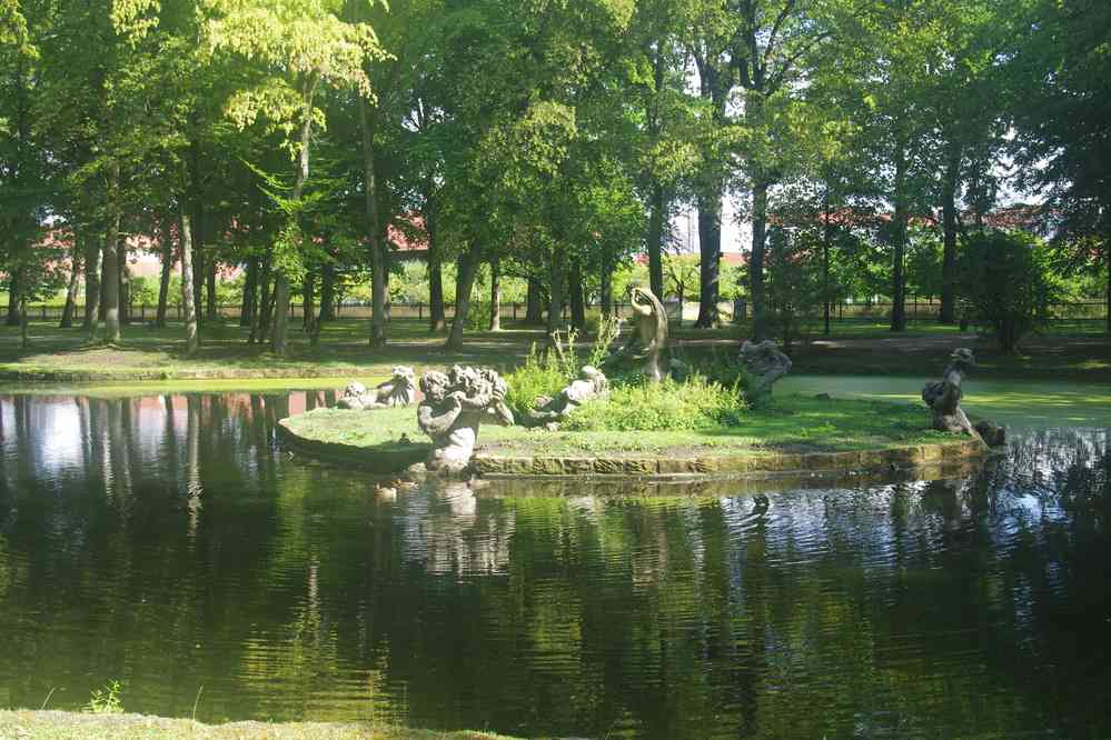 Bayreuth, jardin public (Hofgarten), le 8 août 2023