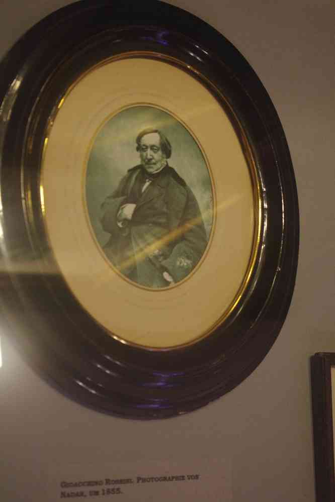 Bayreuth, musée Franz-Liszt. Portrait de Rossini.