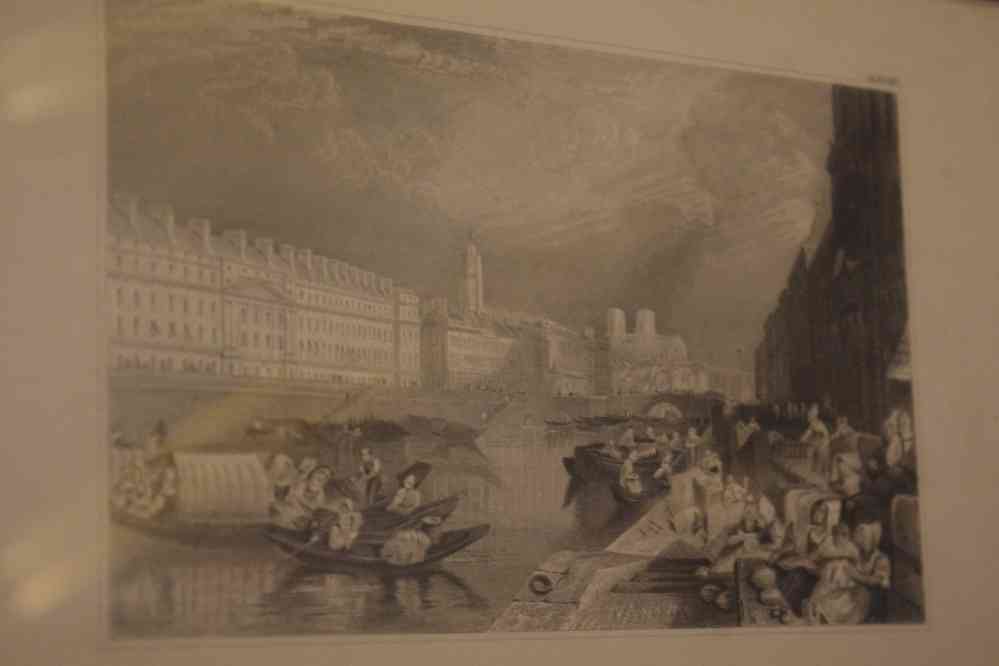 Bayreuth, musée Franz-Liszt. Photo de Nantes vers 1845, à l’époque où Liszt se rendit dans la ville pour y donner un concert. La tour du Bouffay, visible sur la photo, fut démolie vers 1850.