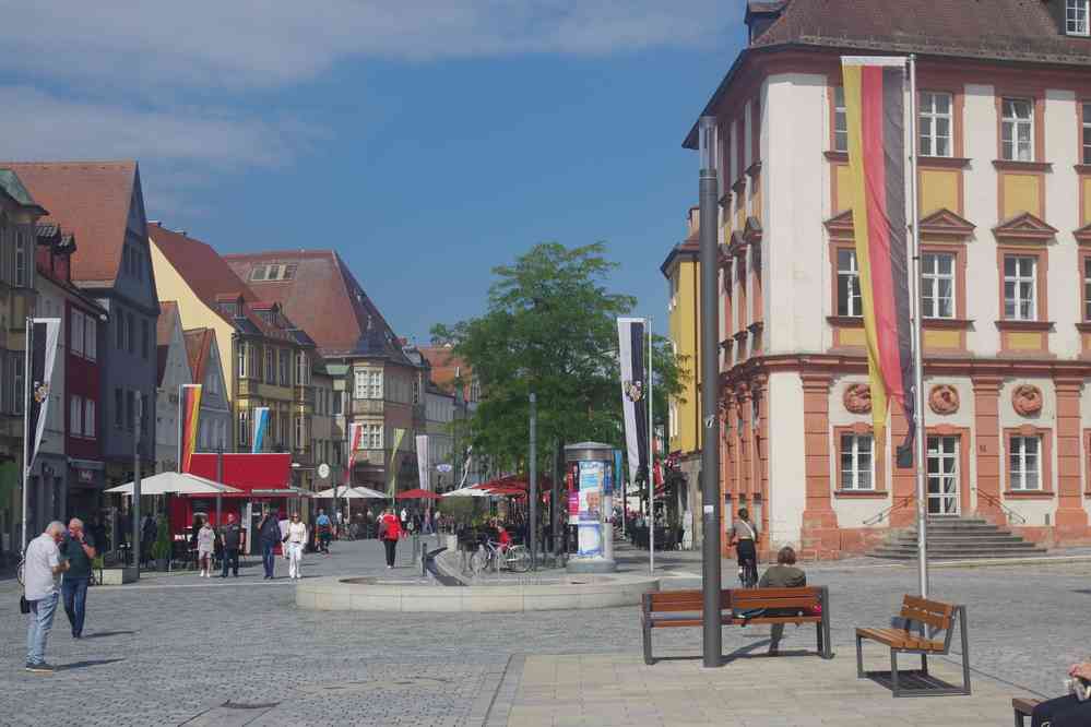 Bayreuth, Maximilianstraße, le 10 août 2023