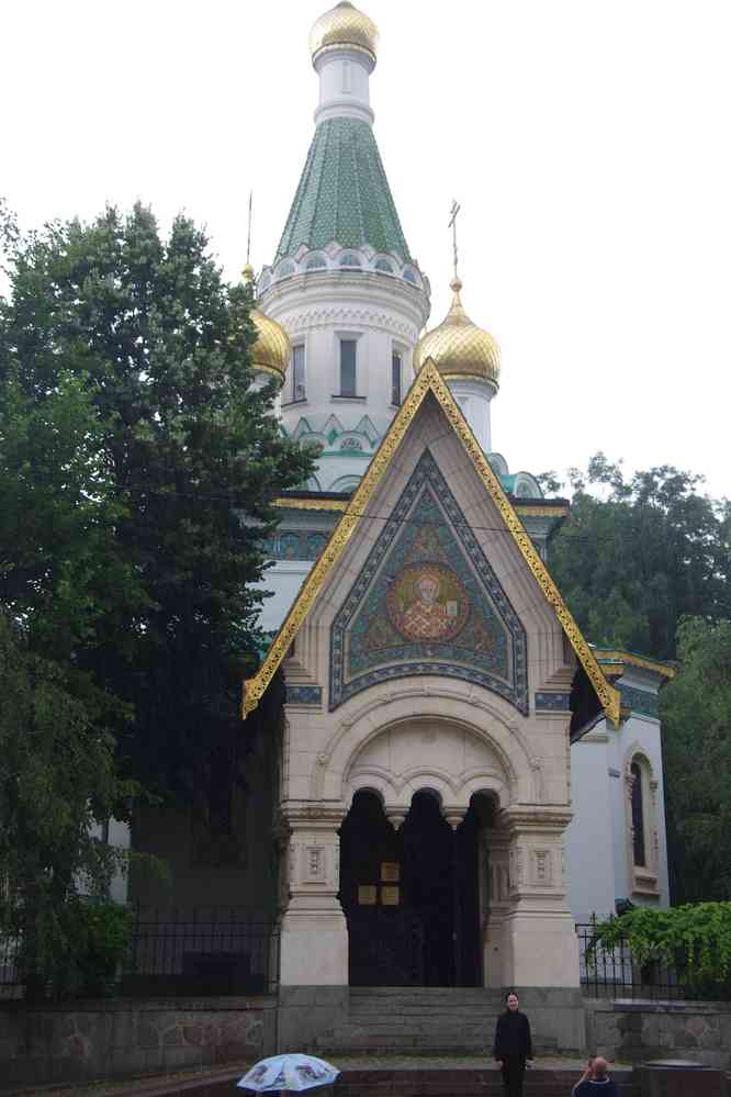 Église russe de Sofia (Руска Църква „Свети Николай Мирликийски“), le 14 juillet 2019