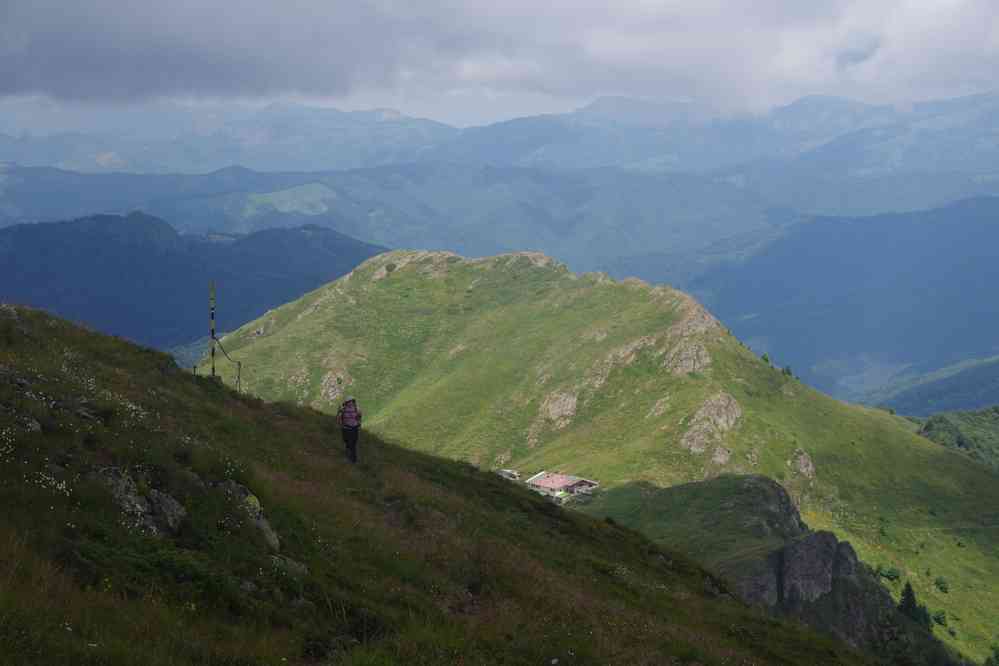Le mont Yumrouka (от връх Юмрука) (1818 m), premier sommet du séjour, le 16 juillet 2019. Montée un peu raide mais il y a pire