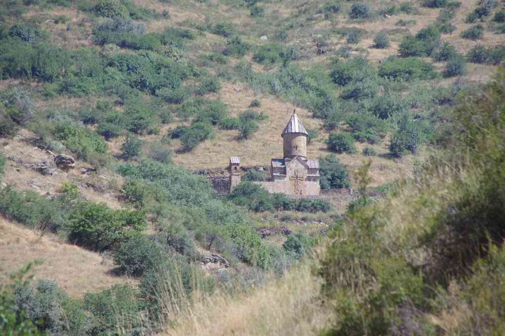 L’église de Spitakavor (Սպիտակավոր), le 1ᵉʳ août 2017