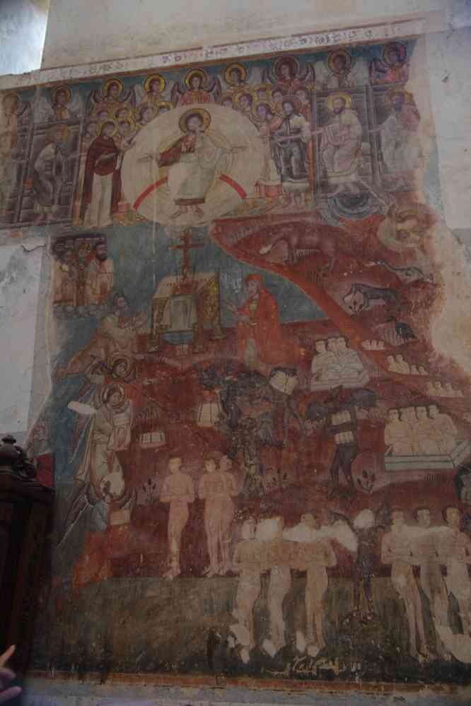 Intérieur du monastère d’Ananouri (ანანური), le 6 août 2017